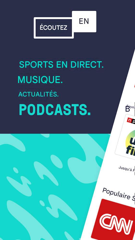 TuneIn Pro : sports en direct, actualités, musique et podcasts