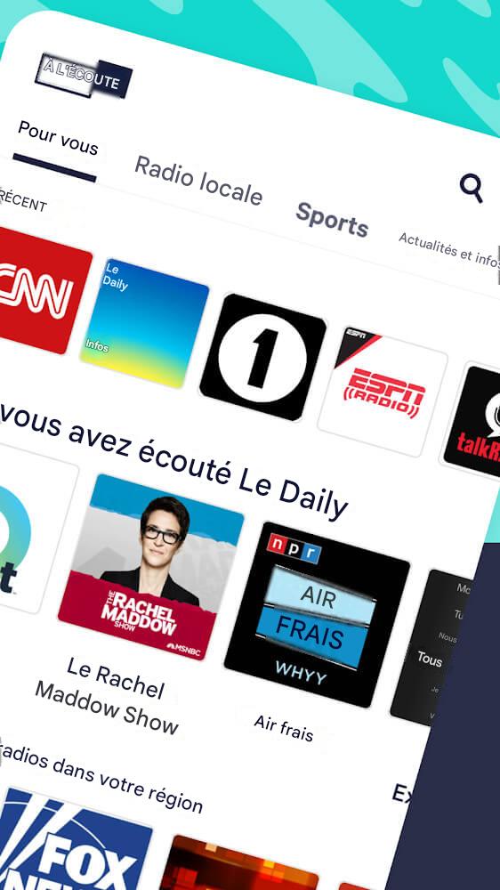 TuneIn Pro : sports en direct, actualités, musique et podcasts